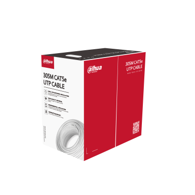 [DH-PFM920I-5EUN] DAHUA - Caja de Cable de Red UTP - Cat5e - 300 Metros - 4 Pares DH-PFM920I-5EUN